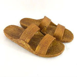 J Slips Womens Sandals Flip Flops Rubber Textured
